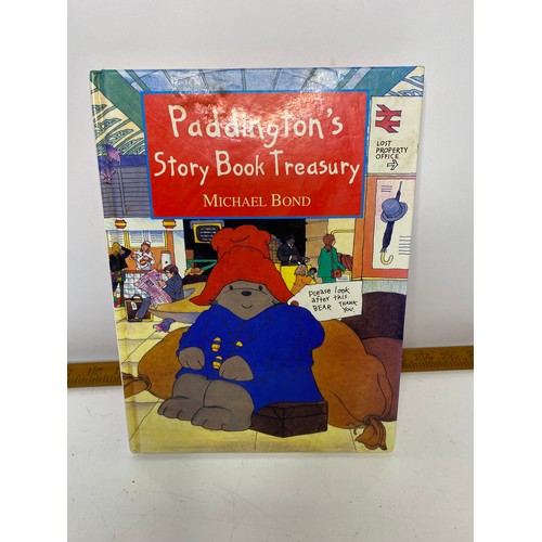 632 - Paddington Bear figurine and Story Book Treasury by Michael Bond