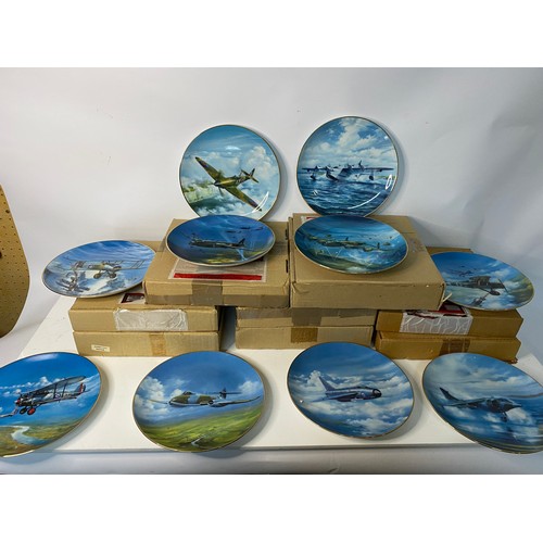 669 - Selection of 10 x RAF plates depicting the Classic RAF Aircraft