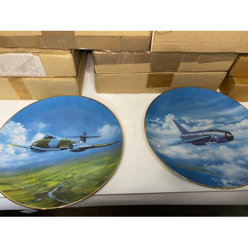 669 - Selection of 10 x RAF plates depicting the Classic RAF Aircraft