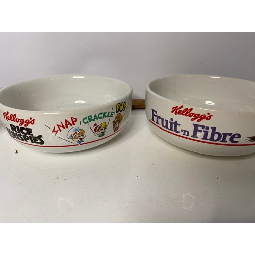 674 - Selection of 6 x Kellogg's cereal bowls, all different.