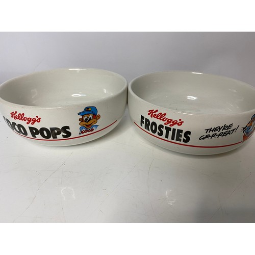 674 - Selection of 6 x Kellogg's cereal bowls, all different.