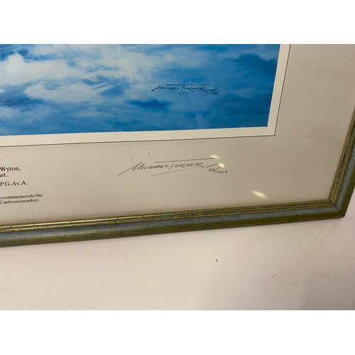 709 - Limited edition 62/1000 framed print 'Over Blakeney' by Michael Turner and Roland Beaumont (Test Pil... 