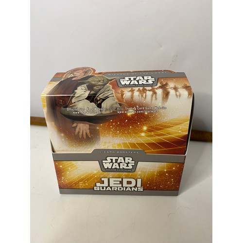 713 - Star Wars Jedi Guardians TCG, Trading card Game. Box of 10 packets sealed new condition, each contai... 