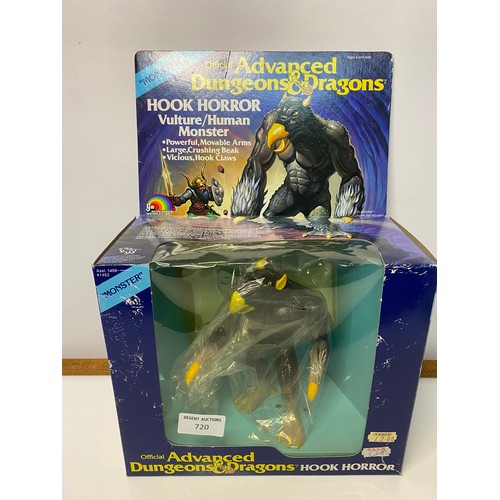 720 - Vintage Official Advanced Dungeons and Dragons boxed complete Hook Horror Monster figure, in as new ... 