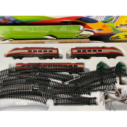 750 - Hornby Junior Train set plus a My First Scalextric and a Carrera Mariokart racing set