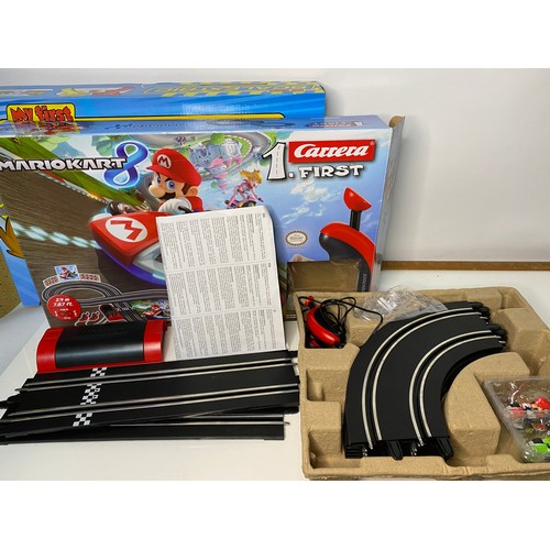 750 - Hornby Junior Train set plus a My First Scalextric and a Carrera Mariokart racing set