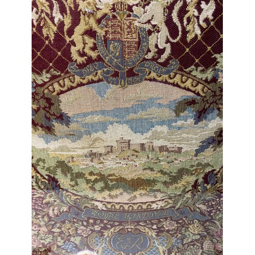 557 - Vintage firescreen of Windsor Castle