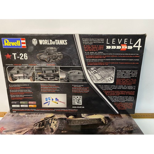 908 - Selection of 5 Revel level 4 World of Tanks T-26 all as new condition.