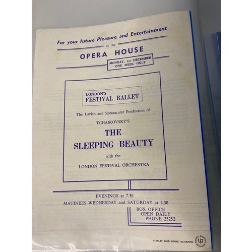 551 - Collection of approximately 65 x Theatre programmes, 1950's St. Annes Pier and 1960's Grand Theatre