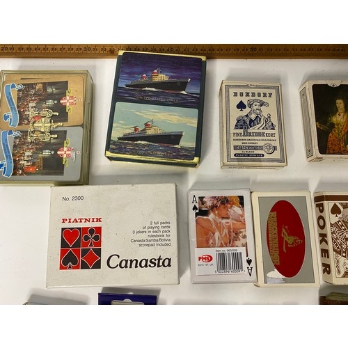 583 - Collection of vintage playing cards