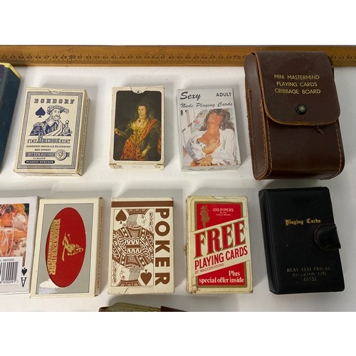 583 - Collection of vintage playing cards