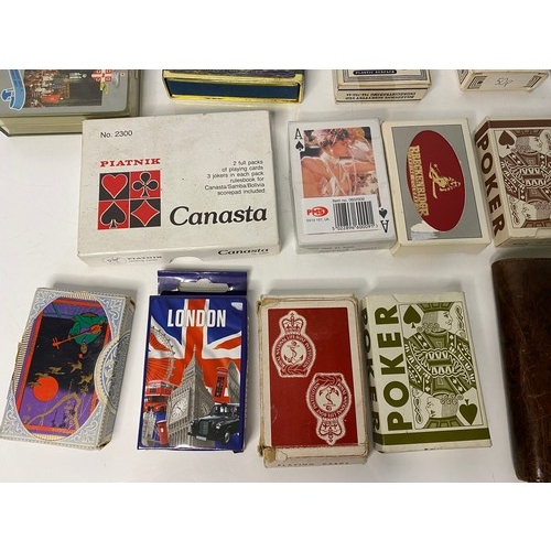 583 - Collection of vintage playing cards