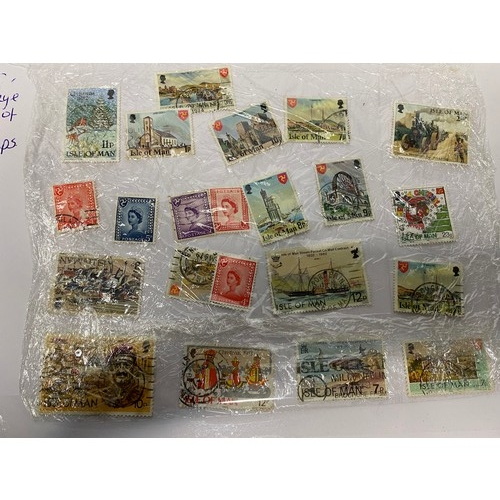 618 - Selection of collectable stamps from Russia, Isle of Man and others.