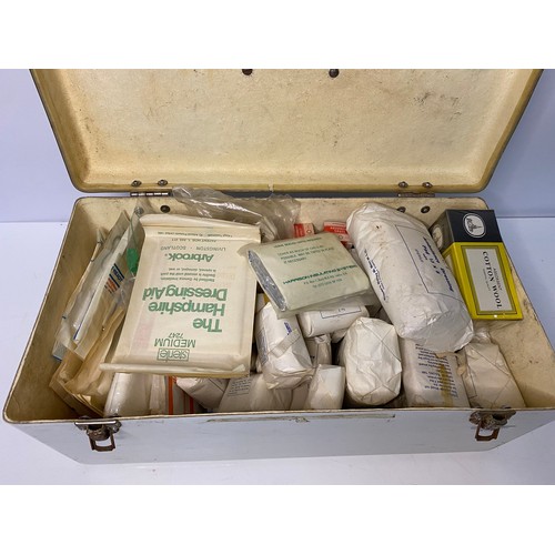 575 - Land Rover first aid box and contents