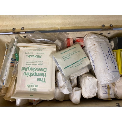 575 - Land Rover first aid box and contents