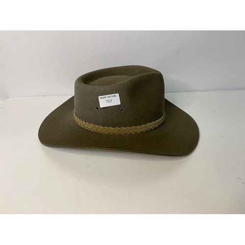 757 - Vintage 'Johnson Scout hat' size 57 also a selection of Boy Scout books