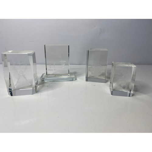 102 - Selection of glass paperweights in clear and coloured glass