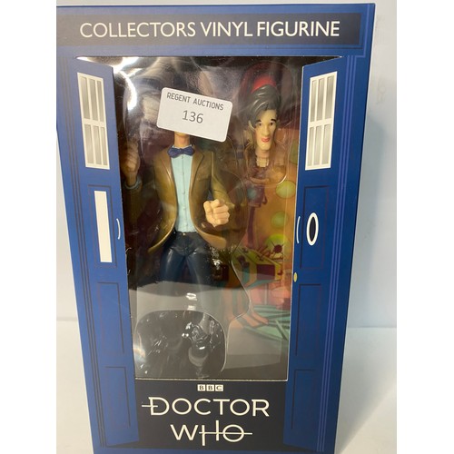 136 - 2 x Dr Who figures boxed as new