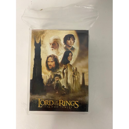 277 - Three complete cards sets of Topps The Lord of the Rings in mint new condition. 
The Fellowship of t... 