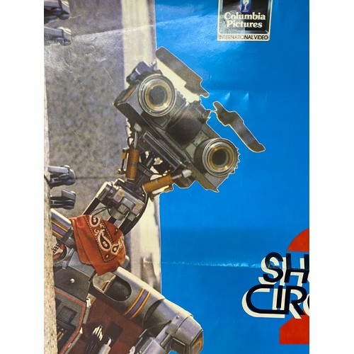 273 - Vintage cinema poster of the film Short Circuit 2 made by Columbia Pictures and Tri-Star Films Uk