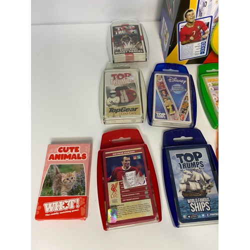 186 - Selection of various Top Trumps sets.