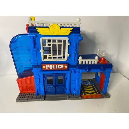 222 - Heroes Headquarters and Police set with assorted accessories