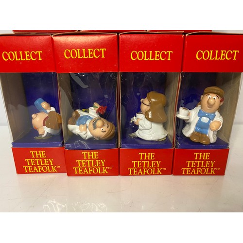 130 - Selection of 7 x Tetley Tea men figures.