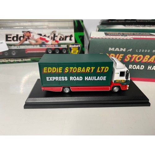 157 - 4 x Eddie Stobart trucks and coach.