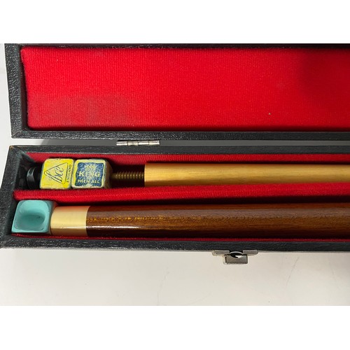 296 - Champion Sport 2 piece cue in case