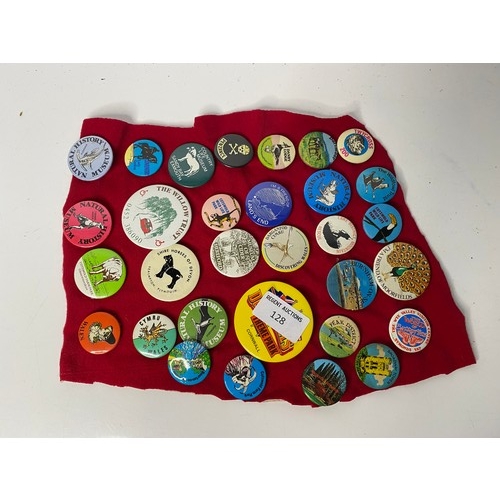 128 - Selection of assorted badges from museums and others.