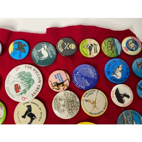 128 - Selection of assorted badges from museums and others.