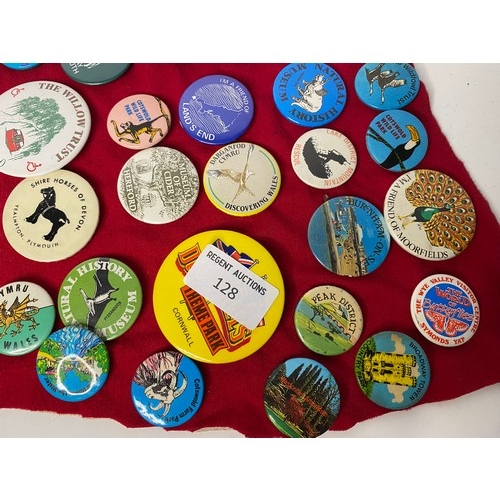 128 - Selection of assorted badges from museums and others.