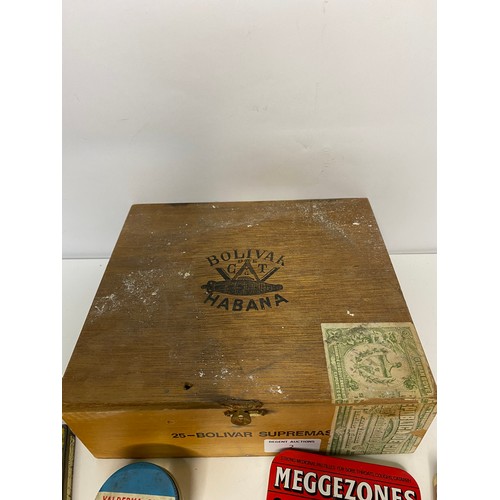 2 - Selection of old advertising tins.