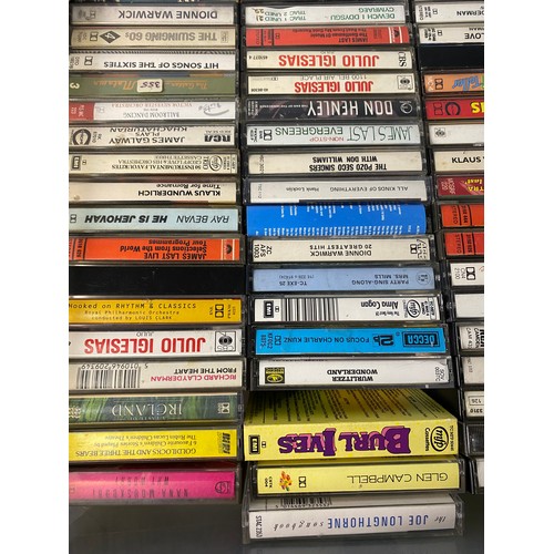 27 - Large collection of vintage cassette tapes.