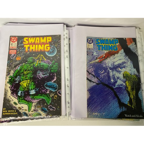 39 - Collection of vintage Swamp Thing comics.