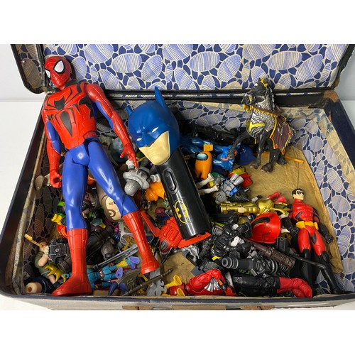 62 - Collection of action figures and toys.