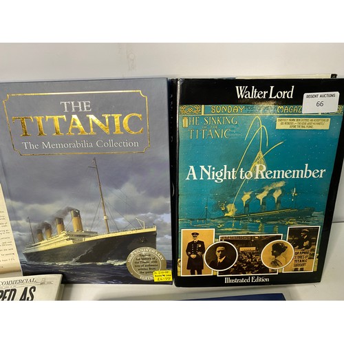 66 - Collection of Titanic Books