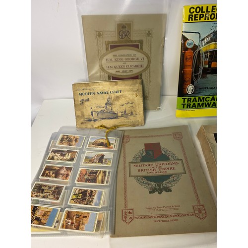 74 - Large collection of cigarette cards, tea cards and  trade cards.