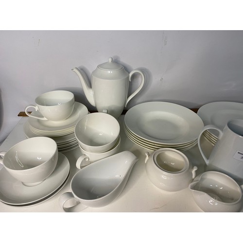 303 - 40 pieces of vintage White Porcelain from Royal Worcester, M & S and others