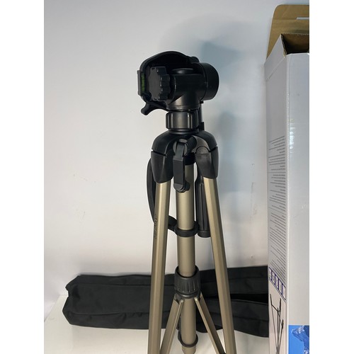 346 - Velbon Tripod in carry case and original box.