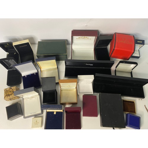 381 - Selection of empty jewellery boxes