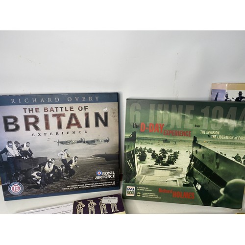 55 - Military collection - books, pamphlets, DVD box sets etc