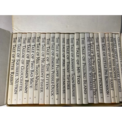 412 - A complete set of Beatrix Potter books and selection of children's annuals