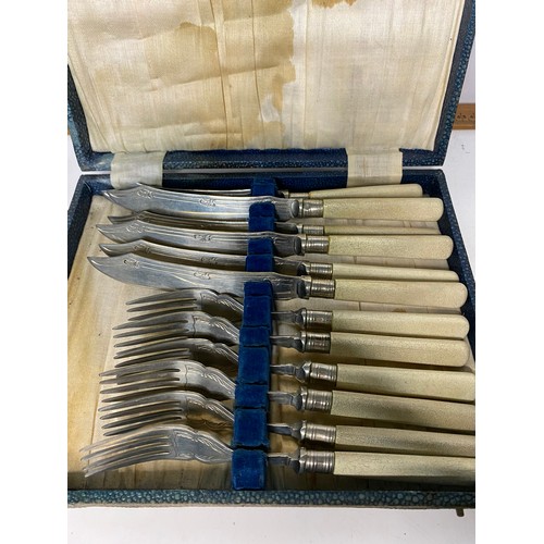 420 - Selection of 3 x boxes of EPNS cutlery