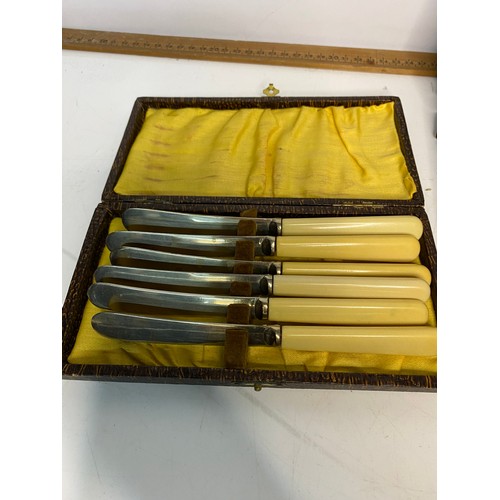 420 - Selection of 3 x boxes of EPNS cutlery