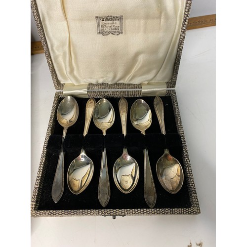 420 - Selection of 3 x boxes of EPNS cutlery