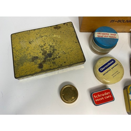 2 - Selection of old advertising tins.