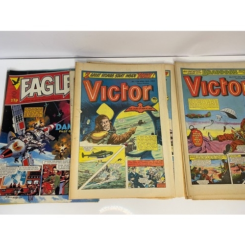 3 - Collection of Eagle and Victor comics.