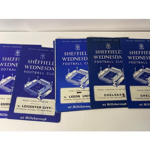 53 - Collection of 1960's Sheffield Wednesday football programmes