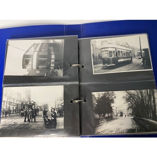 89 - Album of Blackburn Corporation Tramway trams